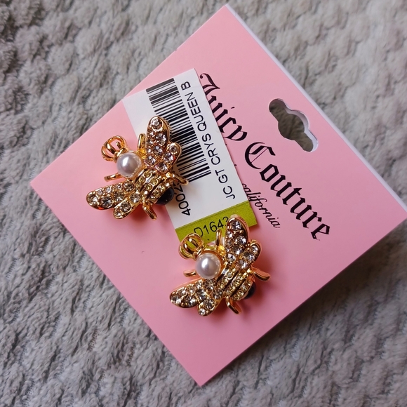 👑🐝Juicy Couture Queen Bee Earrings!🥰 - Picture 5 of 7